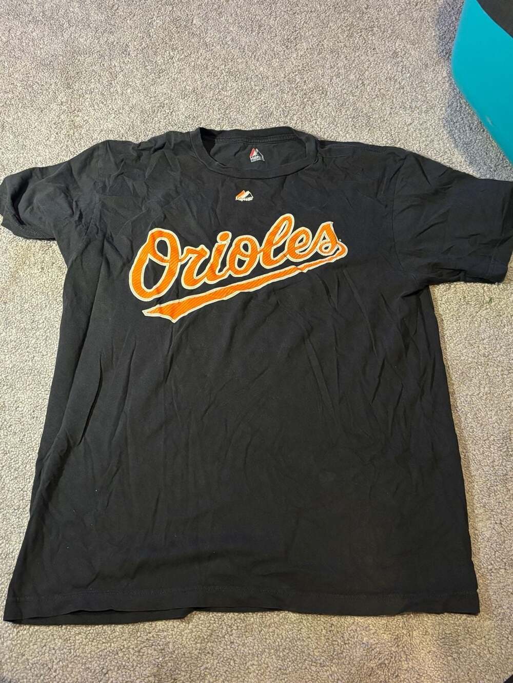 Men’s Large Majestic Baltimore Orioles Manny Machado T Tee Shirt L